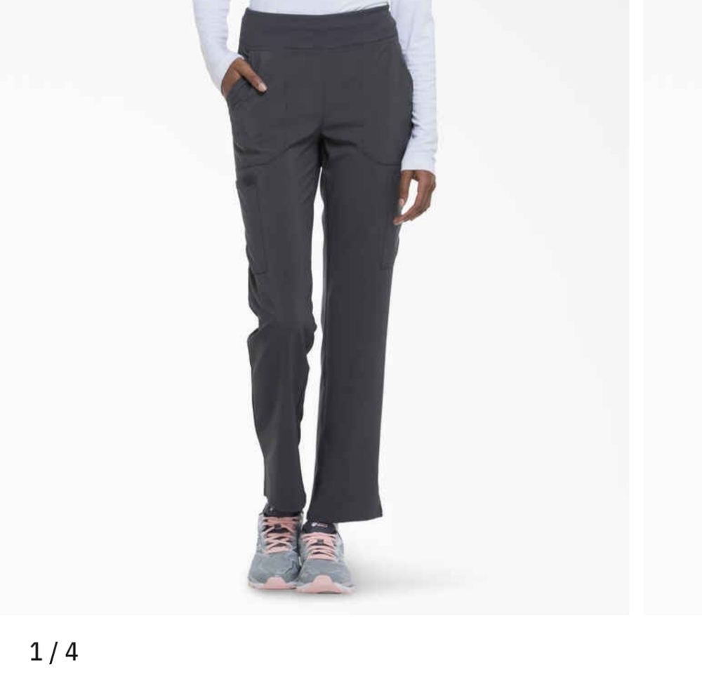 NWT Dickies Cargo Scrub Pants Pewter 2X